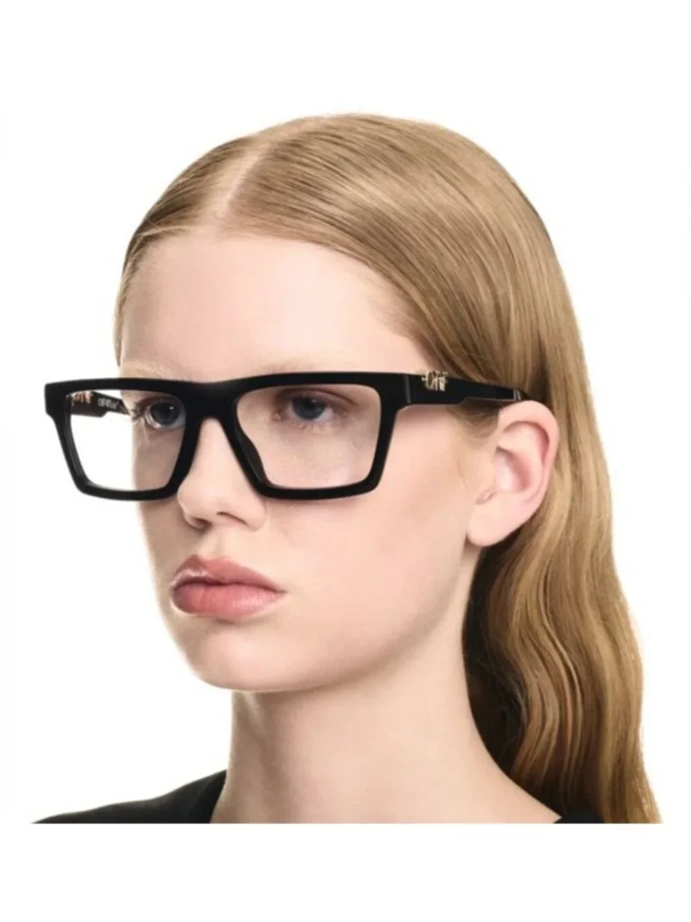 Off-White OERJ07B STYLE 7B 1000 Eyeglasses Black 55mm Rectangle Frame